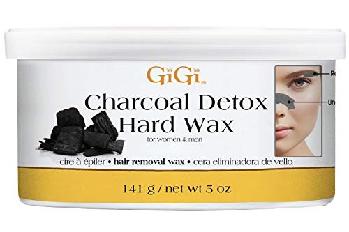 gigi charcoal detox hard wax 5 oz