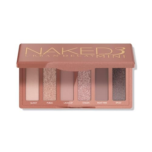 urban decay naked 3 mini eyeshadow palette 6 soft pink shado...