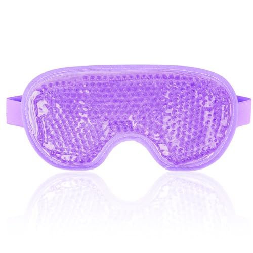 newgo cooling gel eye mask reusable cold pack for puffy eyes...