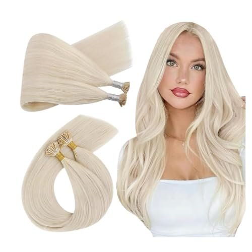 ugeat i tips hair extensions real human hair blonde itip human...