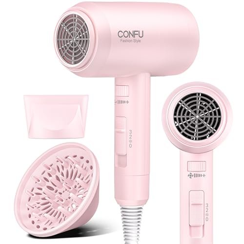 hair dryer with diffuser, confu hair dryers for women, blow dr...