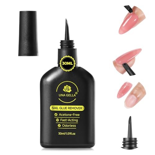 una gella press on nail glue remover built in crowbar 30ml ace...