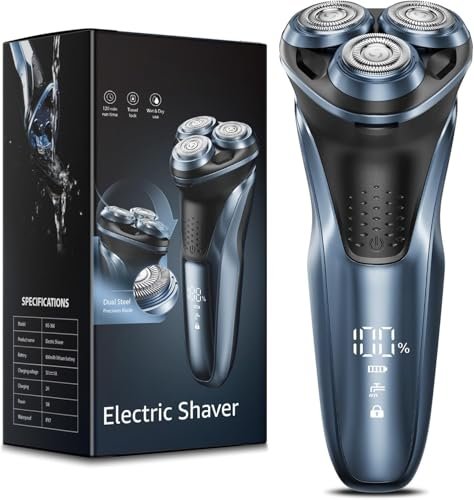 lonkeen travel electric razor for men:5d floating head shavers...