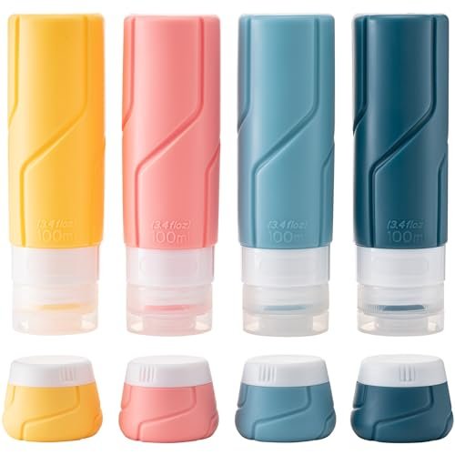 modengkongjian travel bottles for toiletries,tsa approved sili...