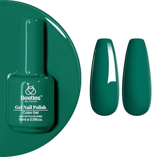 beetles green gel nail polish 1 pcs 15ml emerald green gel pol...
