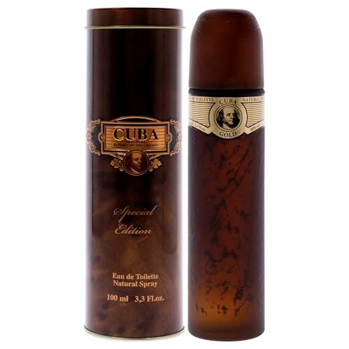 cuba gold sprecial edition eau de toilette spray for men 3.4 o...