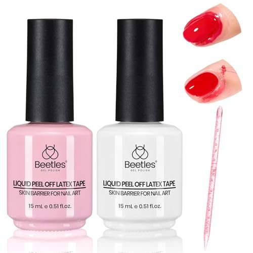 beetles liquid latex for nails 30ml latex liquid nail peel off...