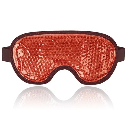 newgo cooling eye mask for puffy eyes, cold eye mask eye ice p...