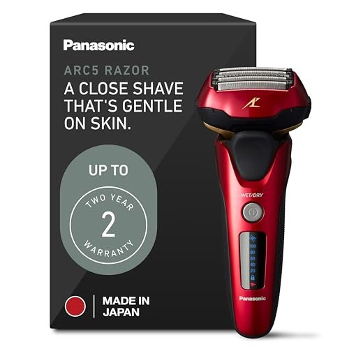 panasonic arc5 electric razor for men face, wet & dry shavers...