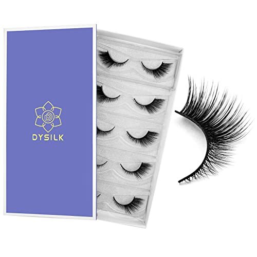 dysilk eyelashes mink lashes false eyelashes fake lashes 5 p...