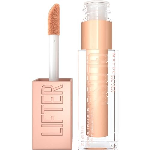 maybelline lifter gloss, hydrating lip gloss with hyaluronic a...