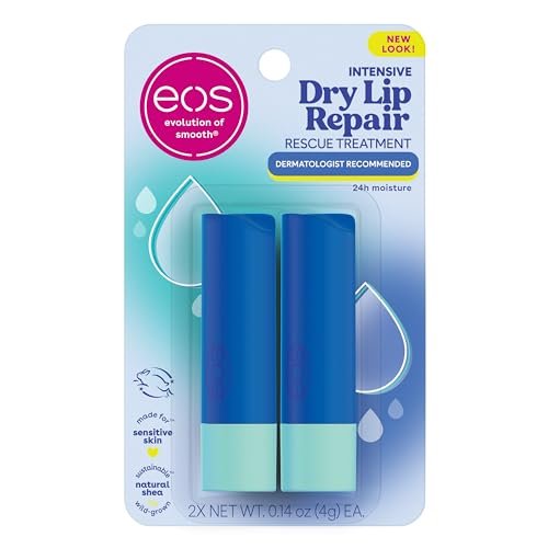 eos the hero lip repair, 24hr moisture for severely dry lips,...