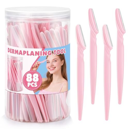 phyyixs 88 pcs dermaplaning tool & face razors for women in st...