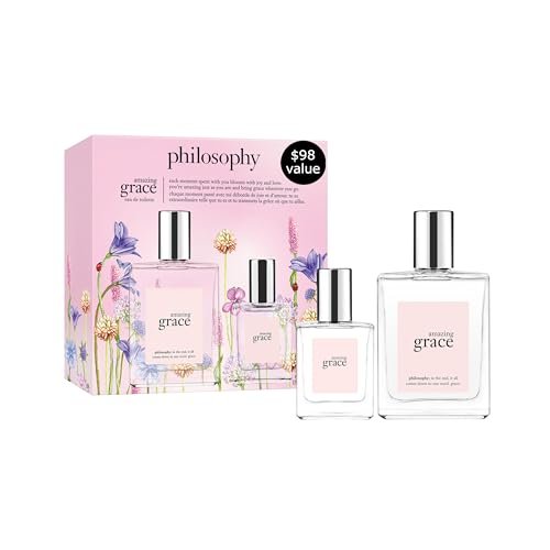 philosophy amazing grace perfume duo gift set clean & floral...