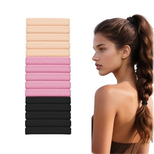 vrose flosi 15pcs hair ties no damage strong stretchable hair...