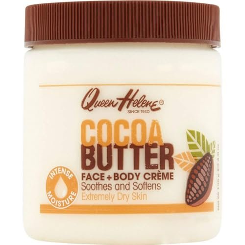 queen helene cocoa butter face & body cream – extra rich moist...