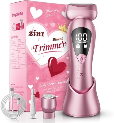 cordless electric razors for women: rechargeable painless biki...