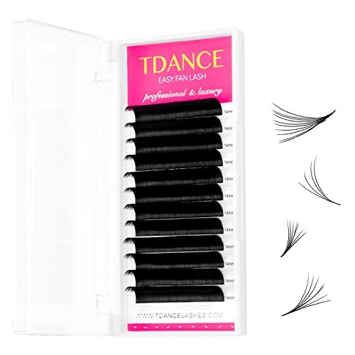 tdance easy fan lash extension rapid blooming volume eyelash e...