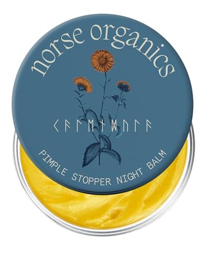 norse organics pimple stopper night balm | acne spot treatment...