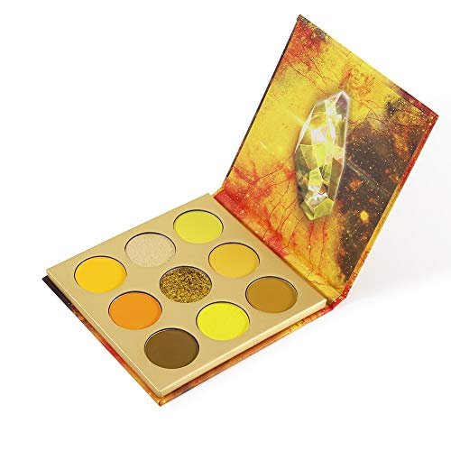 docolor eyeshadow palette 9colors yellow eyeshadow gemstone sh...
