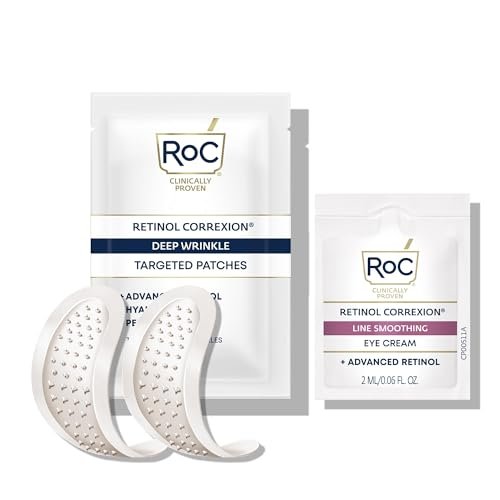 roc retinol correxion deep wrinkle non invasive targeted patch...