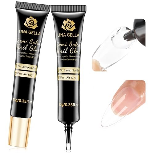 una gella no lamp need solid nail glue for press ons: nails ac...