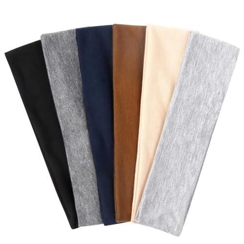 terse headbands for women short hair non slip elastic sweat ha...