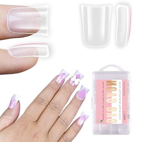 novo ovo upgraded duck feet nail tips extra thick short full c...