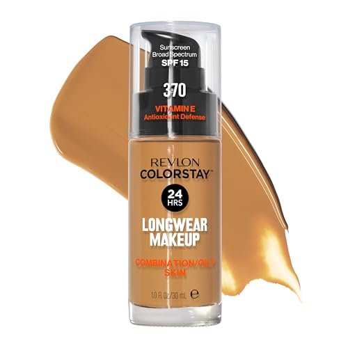 revlon liquid foundation, colorstay face makeup for combinatio...
