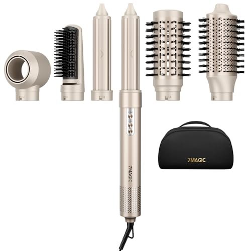 7magic 6 in 1 multi hair styler dryer brush, 110,000 rpm high ...