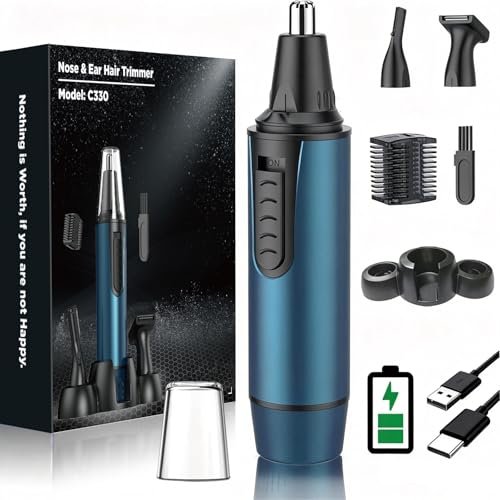areyzin nose hair trimmer for men,2026 professional 3 in 1 pai...