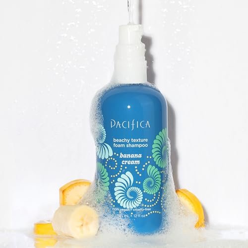pacifica banana cream beachy texture foam shampoo – texturizin...