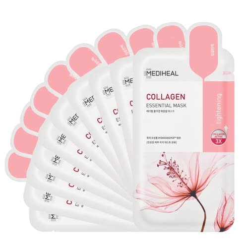 mediheal official best korean sheet mask collagen essential...