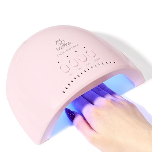 beetles uv nail lamp led nail lamp with 3 timer 30/60/120s u...