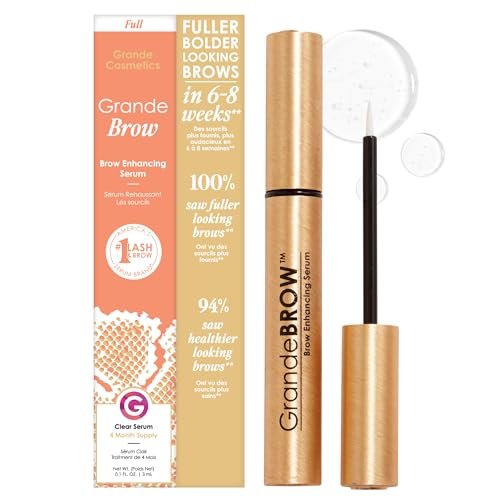 grande cosmetics grandebrow brow enhancing serum for fuller, b...