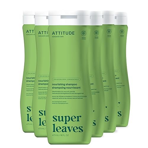 attitude nourishing hair shampoo, ewg verified, for dry and da...
