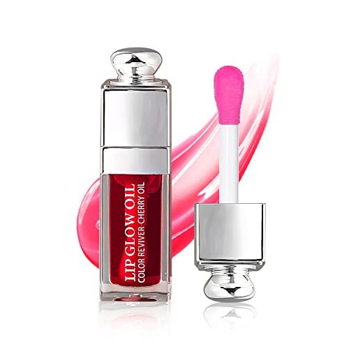 gecomo hydrating lip glow oil, lip oil gloss transparent toot...