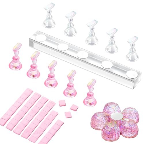 makartt nail stand for press on nails display practice art pai...