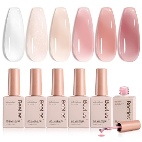 beetles gel polish whispers of love jelly gel nail polish set...