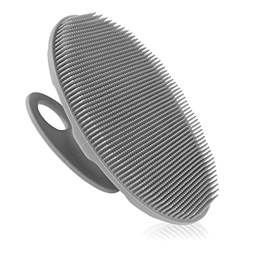 innerneed soft silicone body cleansing brush shower scrubber,...