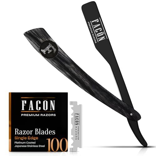 facón straight razors for men professional barber straight e...