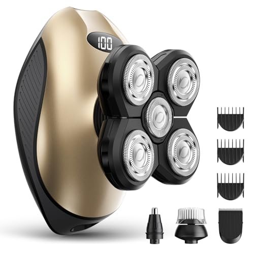 electric razor for men, head & body hair shaver for men, cordl...