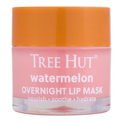 tree hut watermelon overnight lip mask, hydrating lip treatmen...