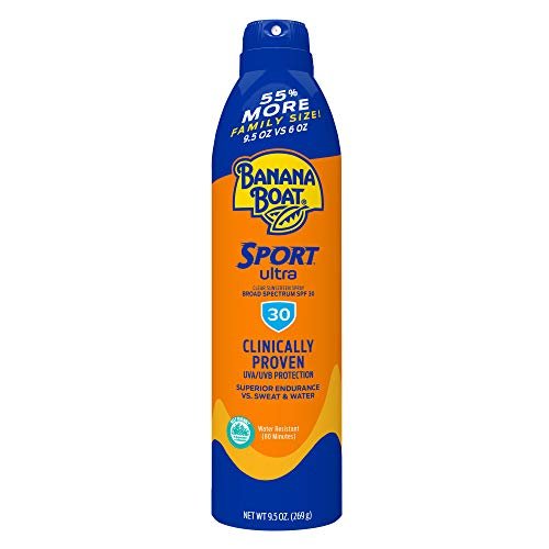 banana boat sport ultra spf 30 sunscreen spray, oxybenzone fre...