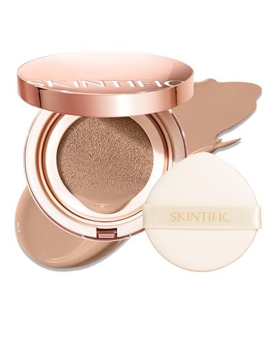 skintific full coverage cushion foundation #1cn cool vanilla|...