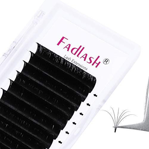 lash extension .03 .05 .07 easy fan volume lashes matte black...