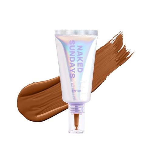 naked sundays beautyscreen peptide foundation tint spf 50 ti...