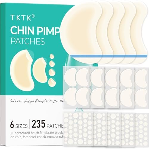 tktk chin pimple patches , xl contoured hydrocolloid chin patc...