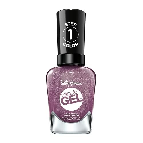 sally hansen miracle gel™, metro midnight, long lasting, gel l...