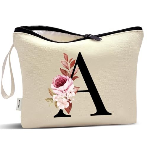 vavabox a z personalized makeup bag, birthday gifts for women...